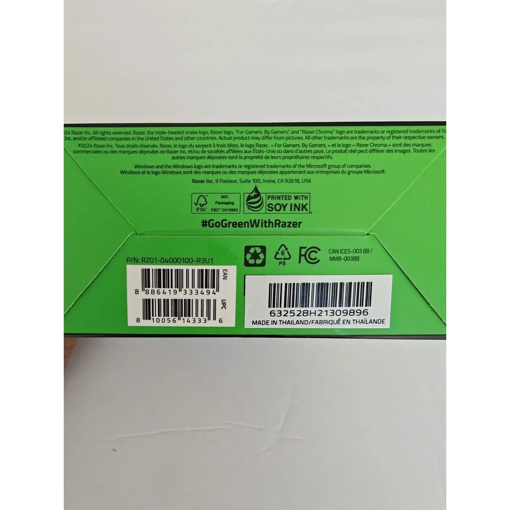 Razer Basilisk V3 Wired Gaming Mouse Chroma RGB 26K DPI New Sealed RZ01-04000100